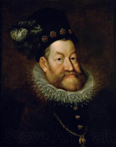 Hans von Aachen Kaiser Rudolf II. Norge oil painting art
